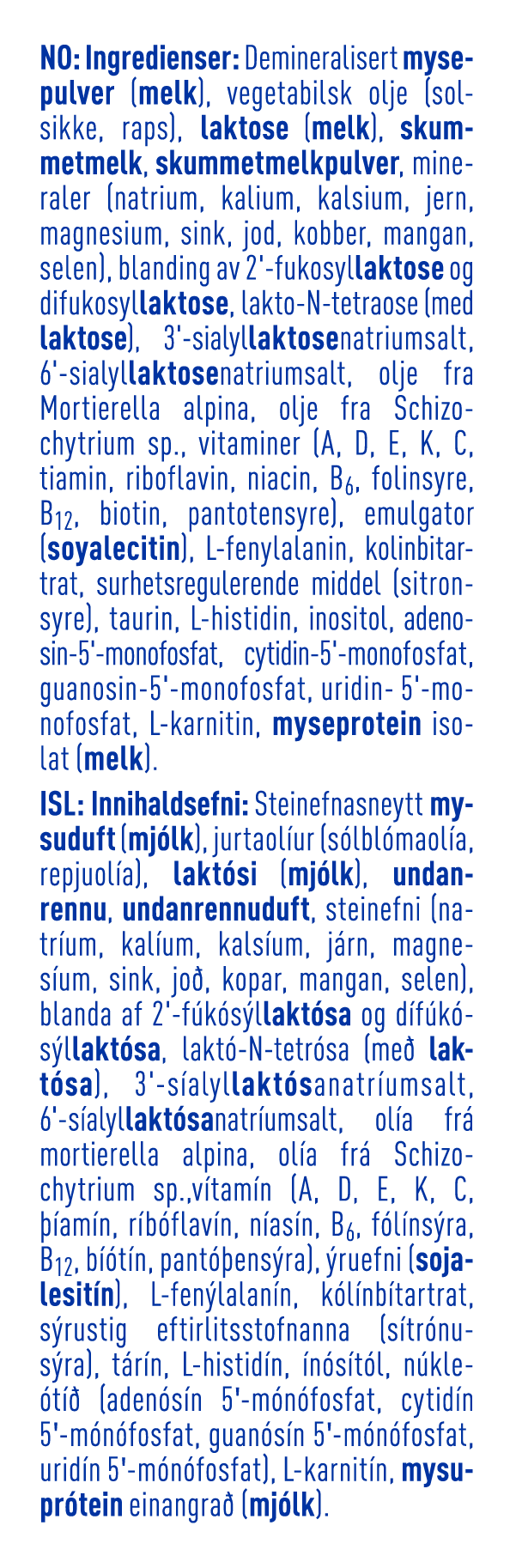 Nestlé NAN PRO 1 pulver 800g boks. ingr