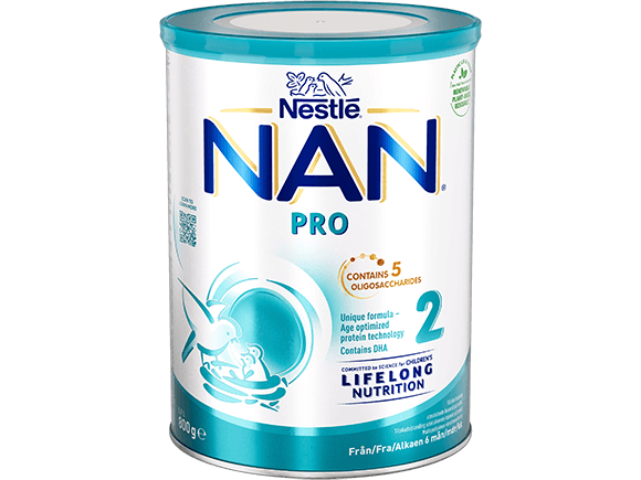 Nestlé NAN PRO 2 pulver 800g dåse 5HMO