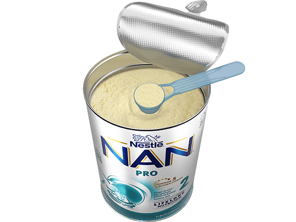 Nestlé NAN PRO 2 pulver 800g dåse 5HMO open 2