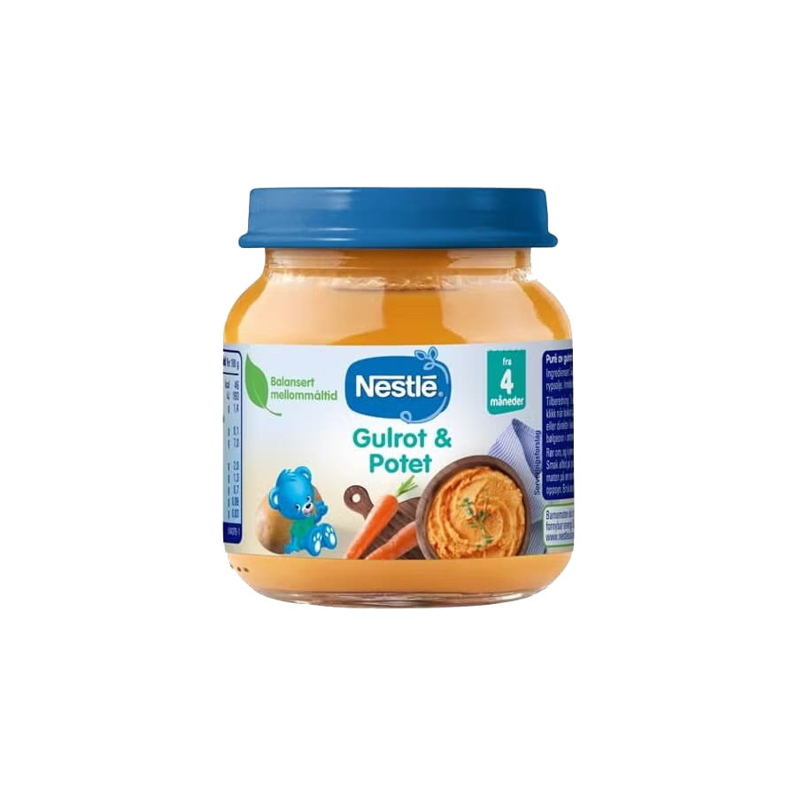 Nestlé Gulrot & Potet - Fra 4 måneder