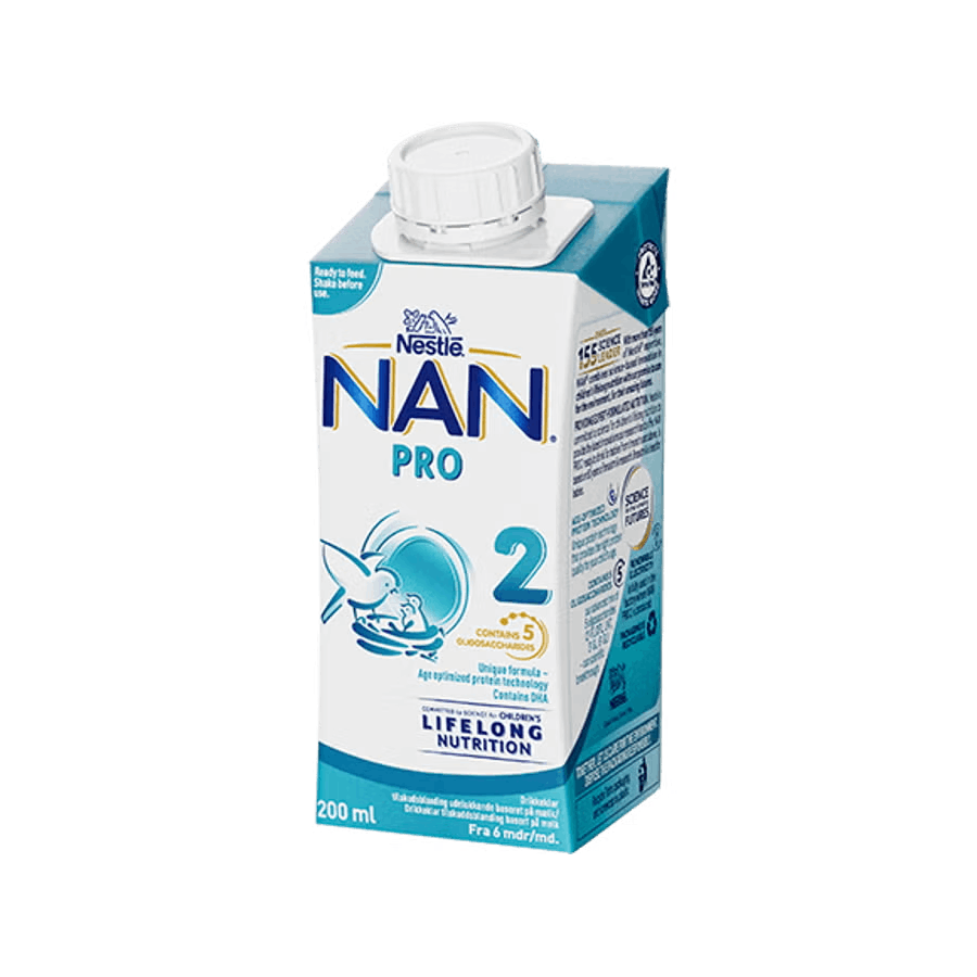 Nestlé NAN PRO 2 drikkeklar tilskuddsblanding200ml