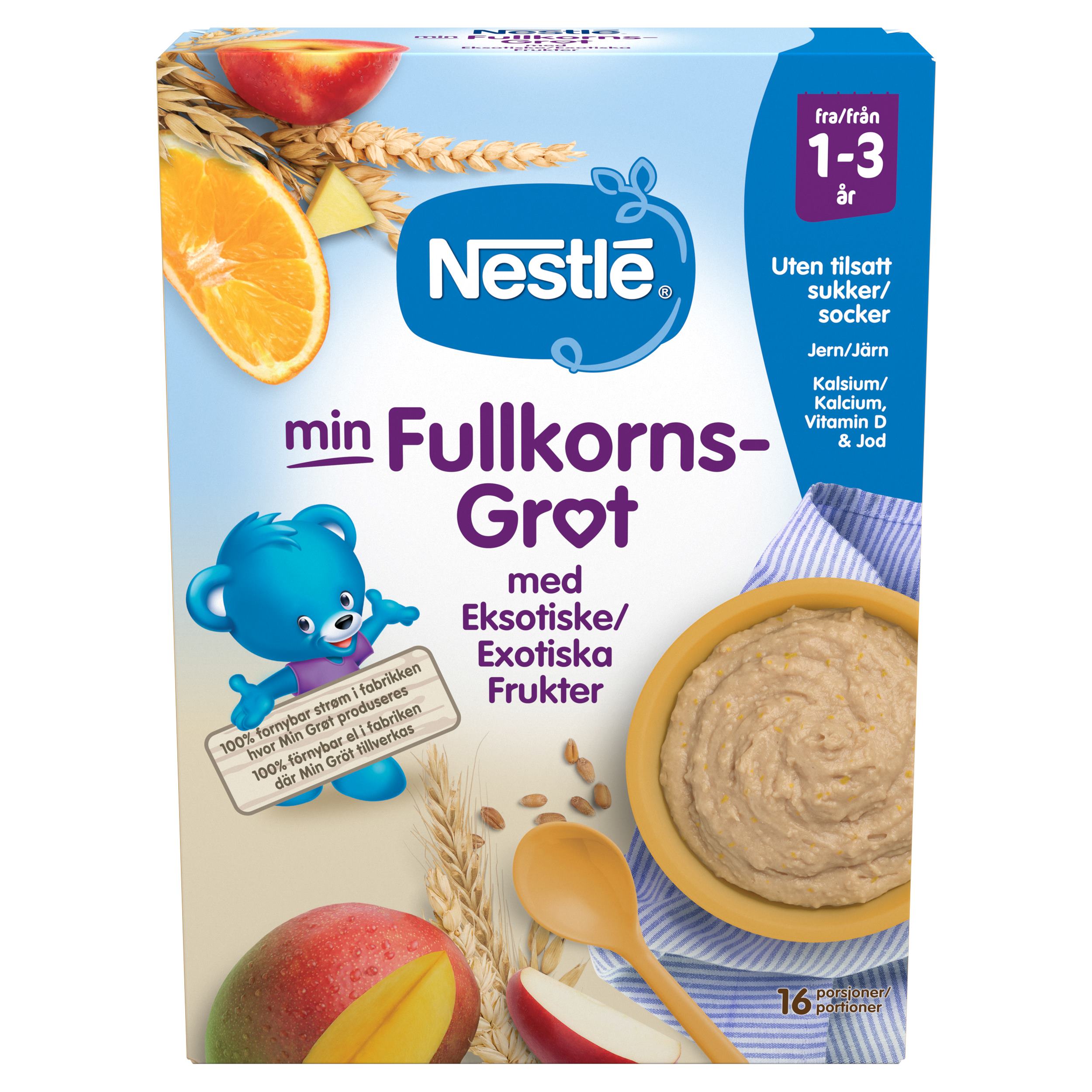 Nestlé min Fullkornsgrøt med Exotiske Frukter