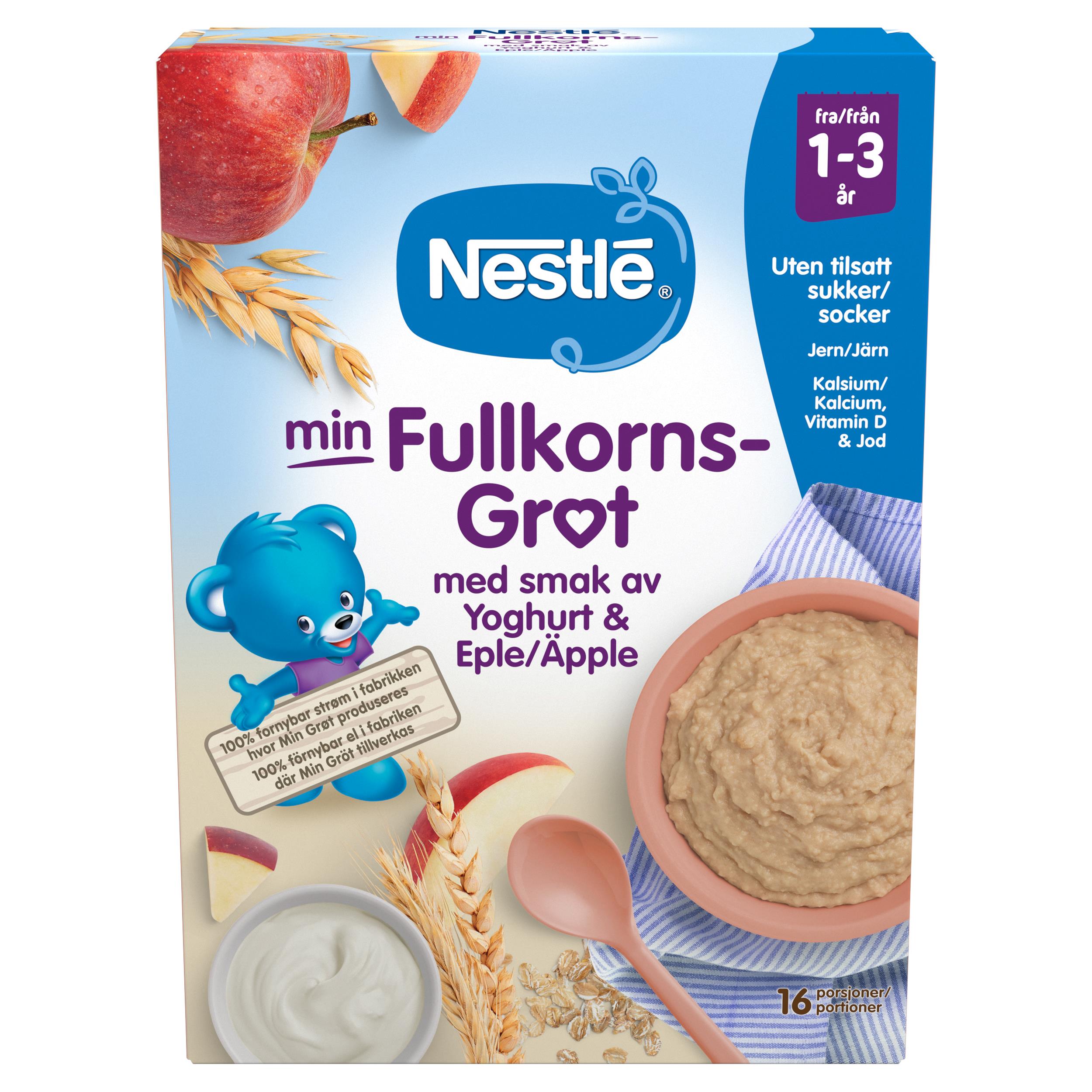 Nestlé min Fullkornsgrøt med Yoghurt & Eple