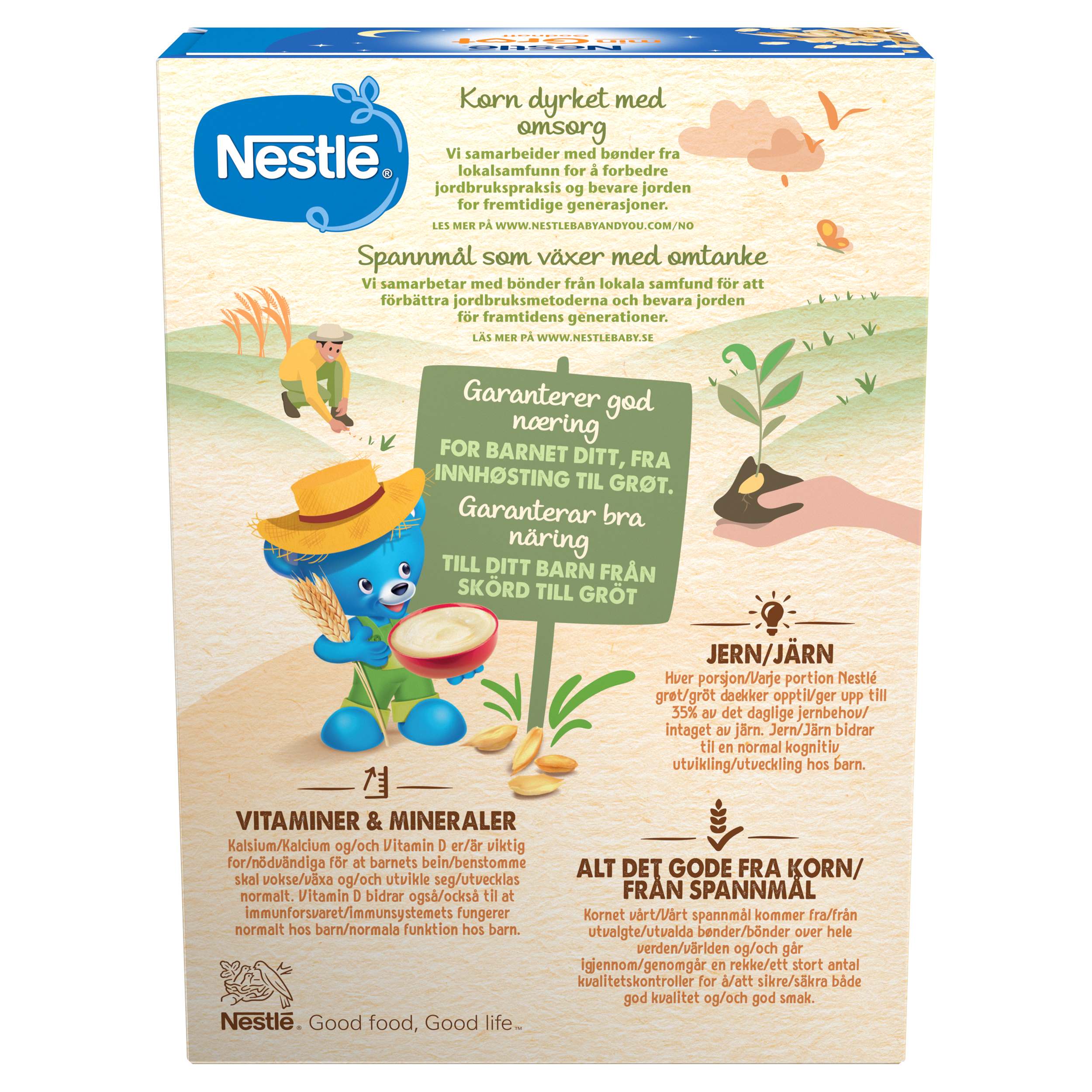 Nestlé min Havregrøt Godnatt fra 6 måneder