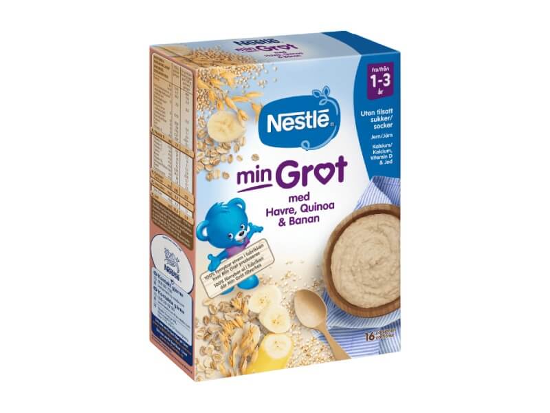 Nestlé min Grøt med Havre, Quinoa & Banan