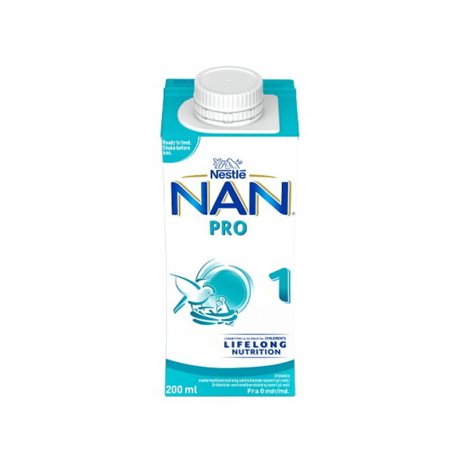 Nestlé NAN PRO 1 drikkeklar morsmelkerstatning 200 ml