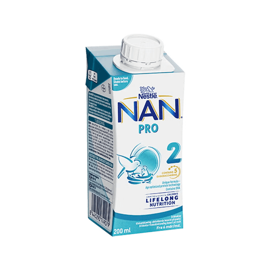 Nestlé NAN PRO 2 drikkeklar tilskuddsblanding200ml