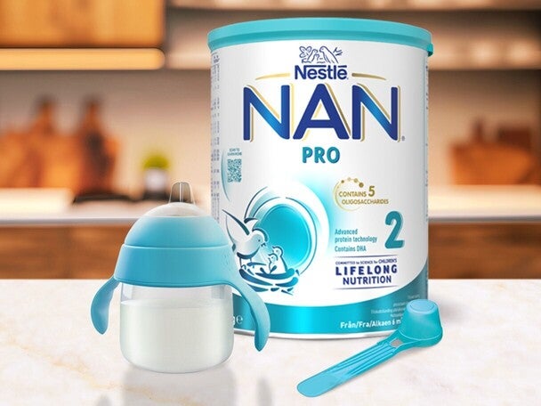 Tilberedning av NAN 2-pulver