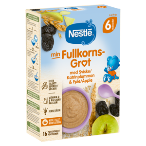 Nestlé min Fullkornsgrøt med Sviske og Eple