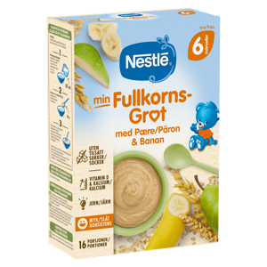 Nestlé min Fullkornsgrøt med Pære og Banan