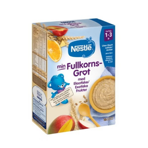 Nestlé min Fullkornsgrøt med Exotiske Frukter fra 1 år