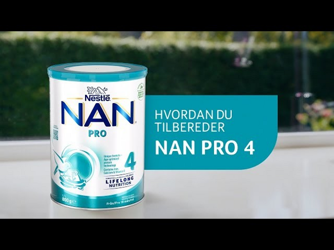 HVORDAN DU TILBEREDER NAN PRO 4 MELKEDRIKK (MME 4)