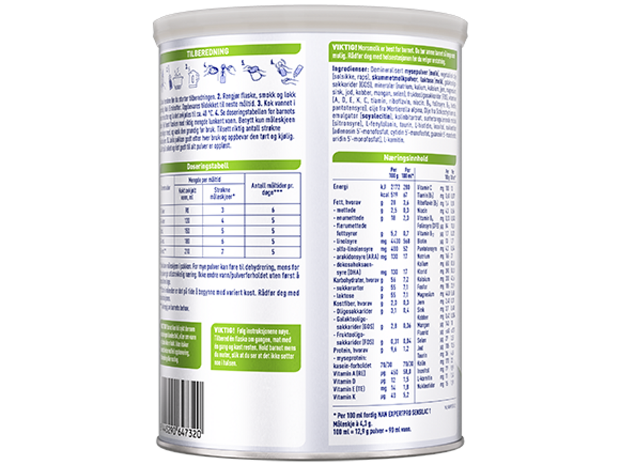 NAN Sensilac 1, 800g