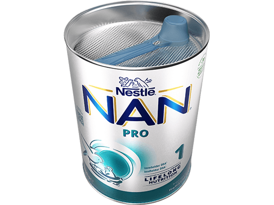 Nestlé NAN PRO 1 pulver 800g boks. Open 1