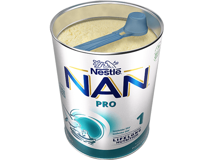 Nestlé NAN PRO 1 pulver 800g boks. Open 3