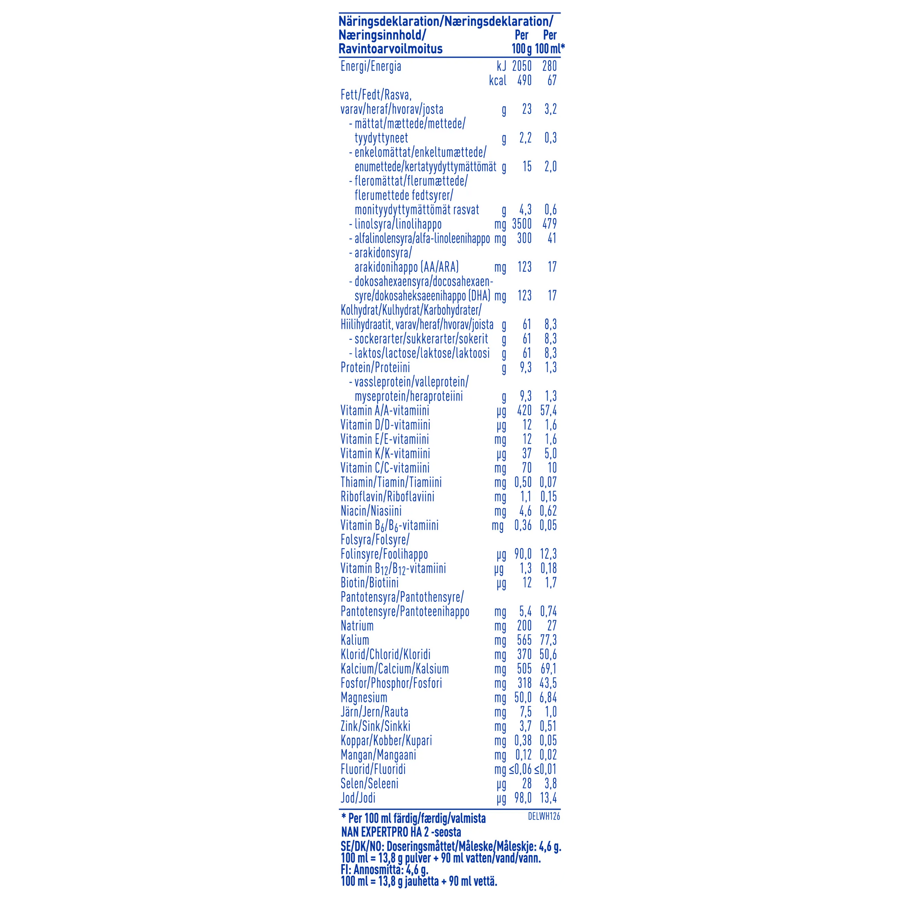NAN EXPERTPRO HA 2, 800g