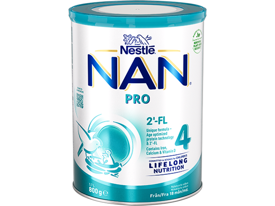 Nestlé NAN PRO 4,  melkedrikk for småbarn 800g boks