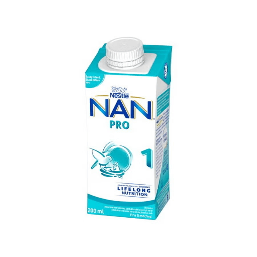 Nestlé NAN PRO 1 drikkeklar morsmelkerstatning 200 ml