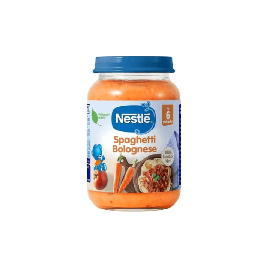 Nestlé Spaghetti Bolognese - Fra 6 måneder