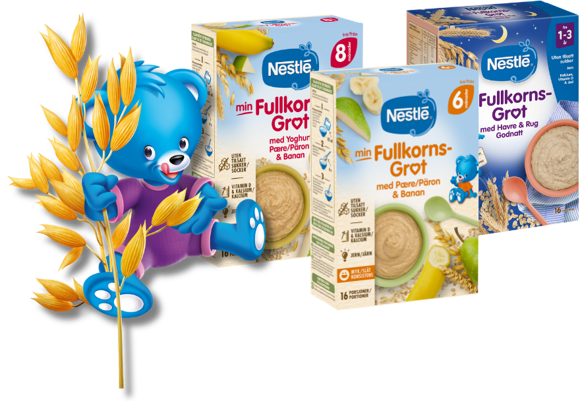 Nestlé min grøt - illustrasjon