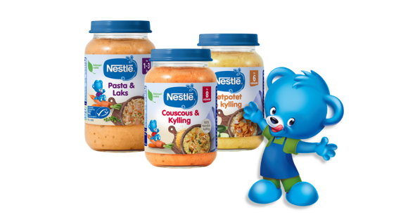 Nestlé barnematglass Nestlé barnematglass