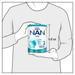 Nestlé NAN PRO 3 pulver 800g boks size