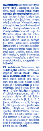 Nestlé NAN PRO 1 pulver 800g boks. ingr