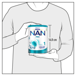 Nestlé NAN PRO 1 pulver 800g boks. size