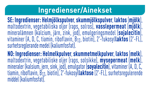 Nestlé NAN PRO 4,  melkedrikk for småbarn 800g boks Ingredienser